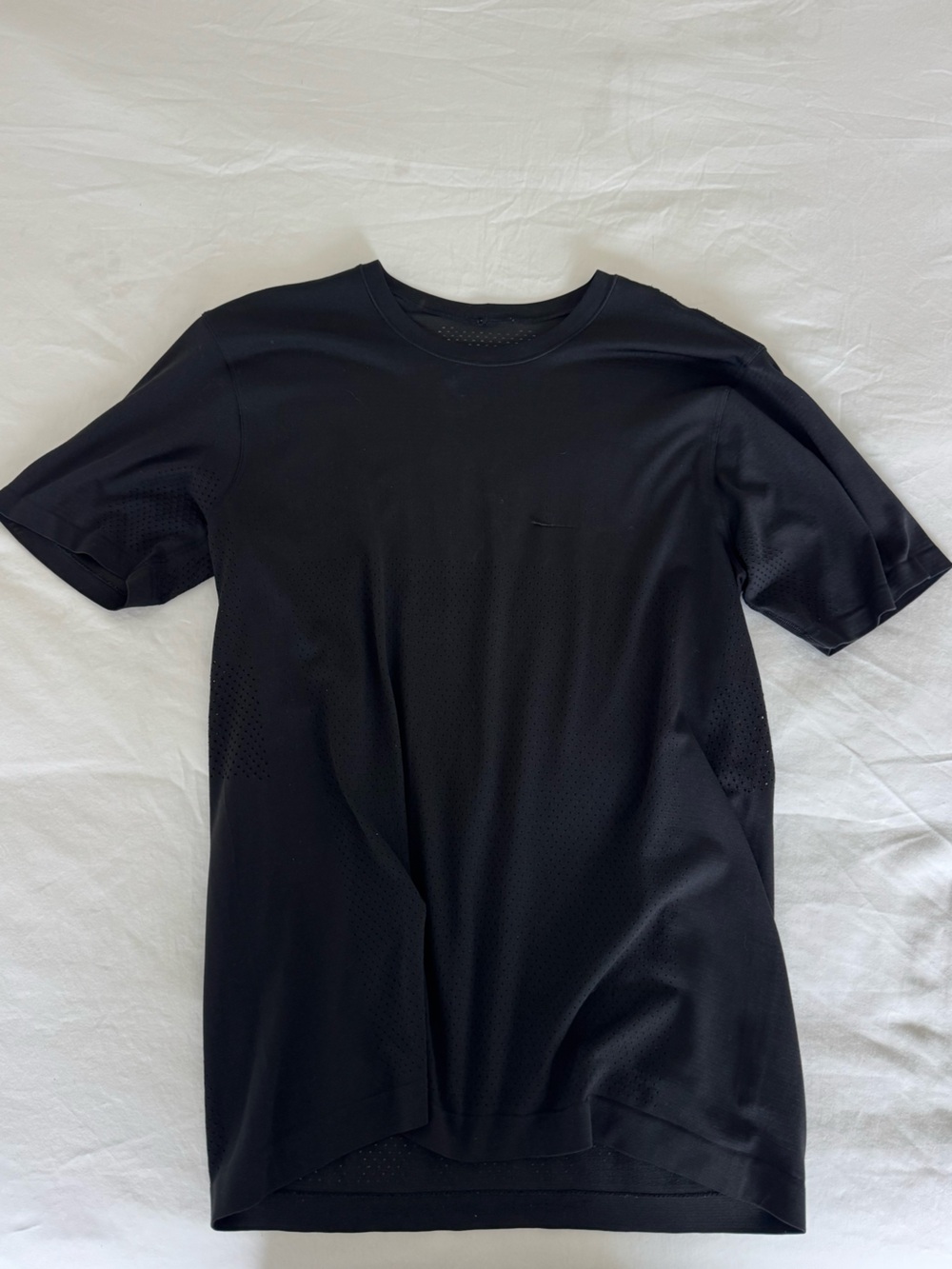 lululemon athletica Black Short Sleeve Performance Tee
